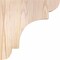 Ekena Millwork New Brighton Smooth Corbel, Douglas Fir, 3 1/2"W x 12"D x 12"H COR04X12X12NEB00SDF - alternate 4